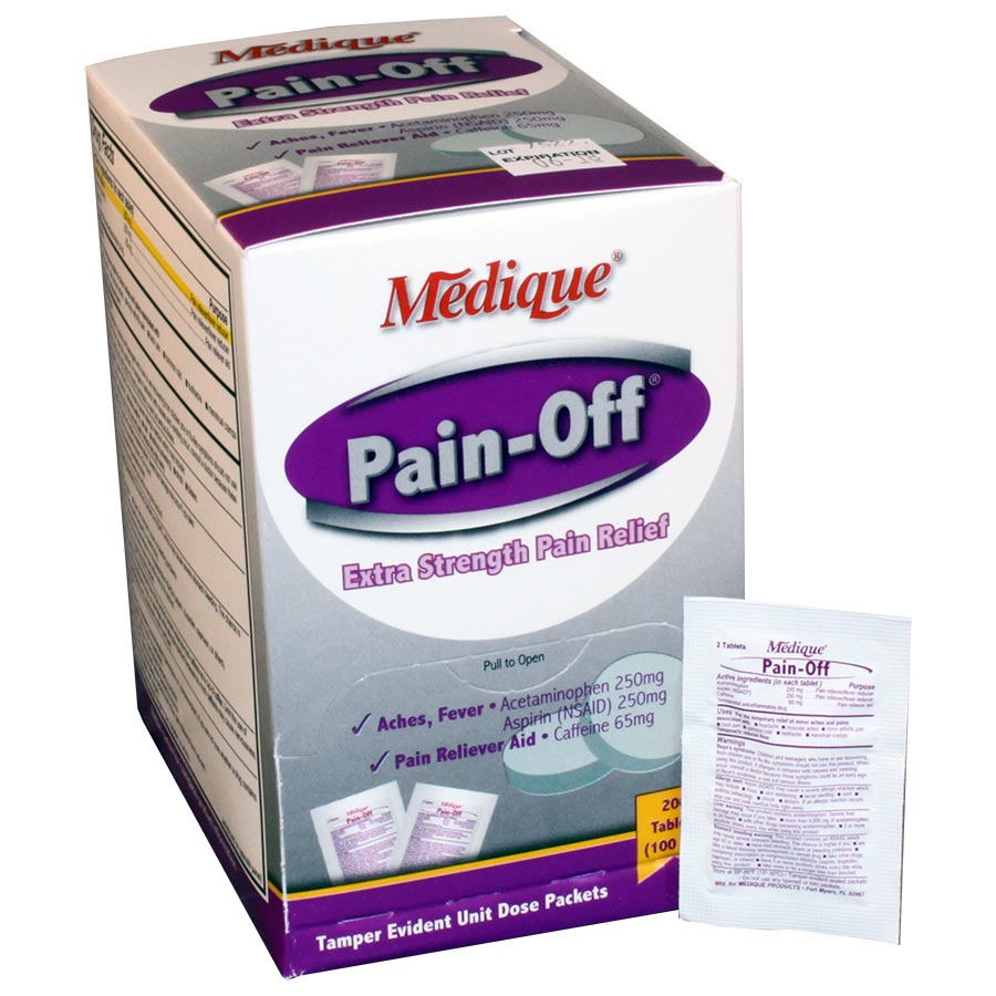 Extra-Strength Pain Relief, 200/Box quakekits.com