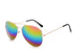 Sunglasses Colorful Toad Glasses Pilot Men And Women Models 3025 Color Film Reflective Sunglasses