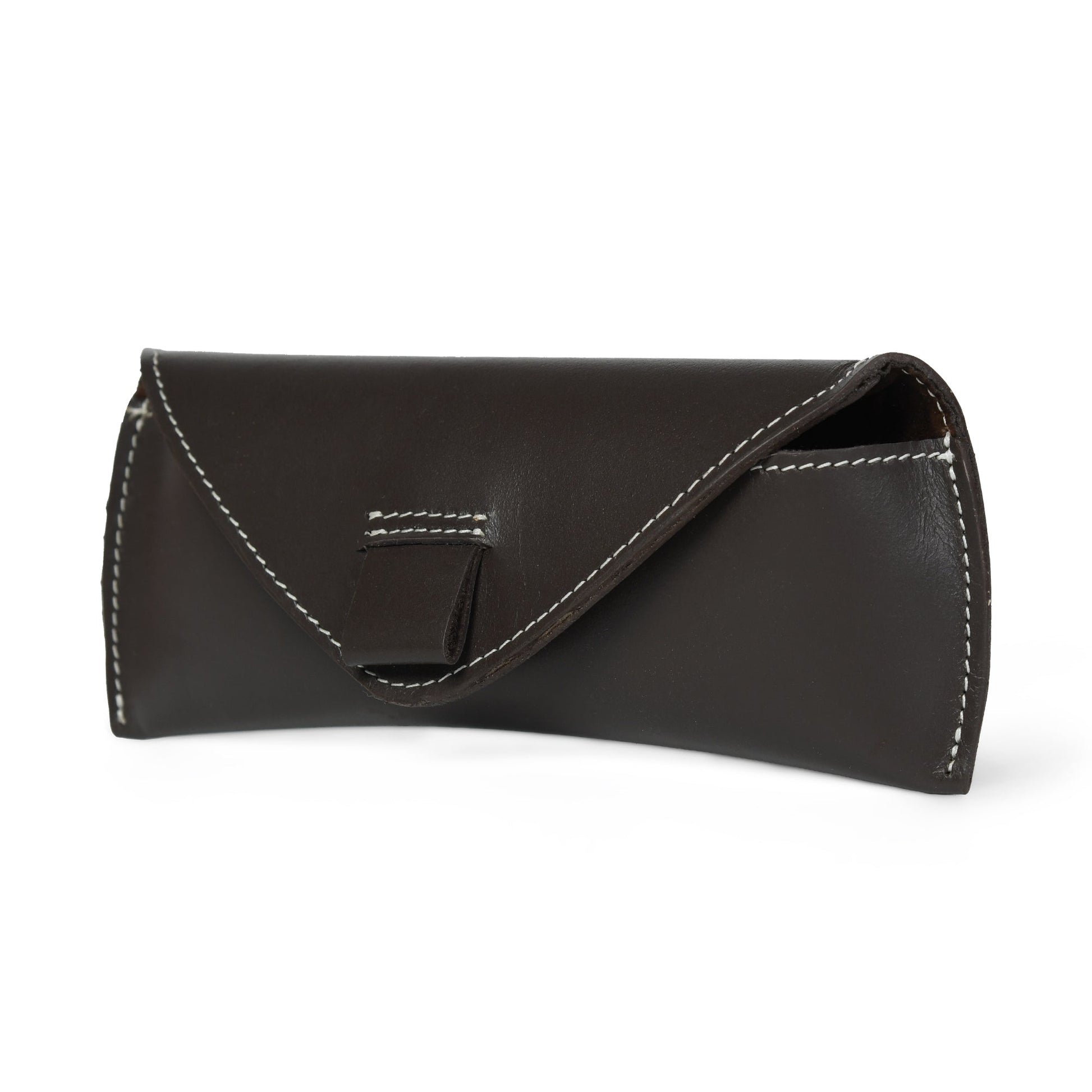 Brown Guard Leather Sunglass Case Classy Leather Bags
