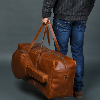 Buffalo Leather Tennis Duffle Bag Classy Leather Bags
