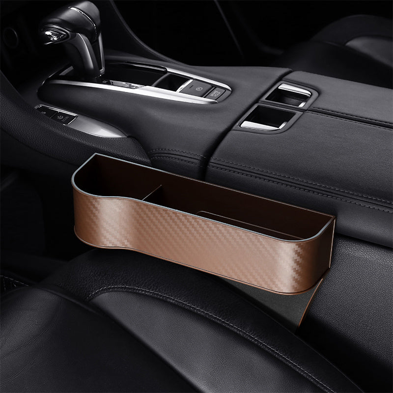 Car Seat Gap Organizer with Cup Holder - Lightweight ABS Storage Box for Console Side Pockets, Front Seat Accessory for Enhanced Organization, Car Storag NovaCart