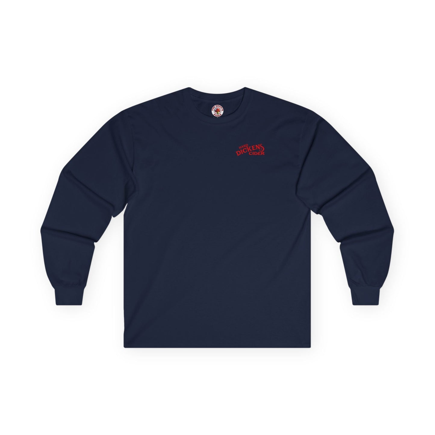 Hard Dickens Cider Front/Back Long Sleeve Tee The Devil's Pickle