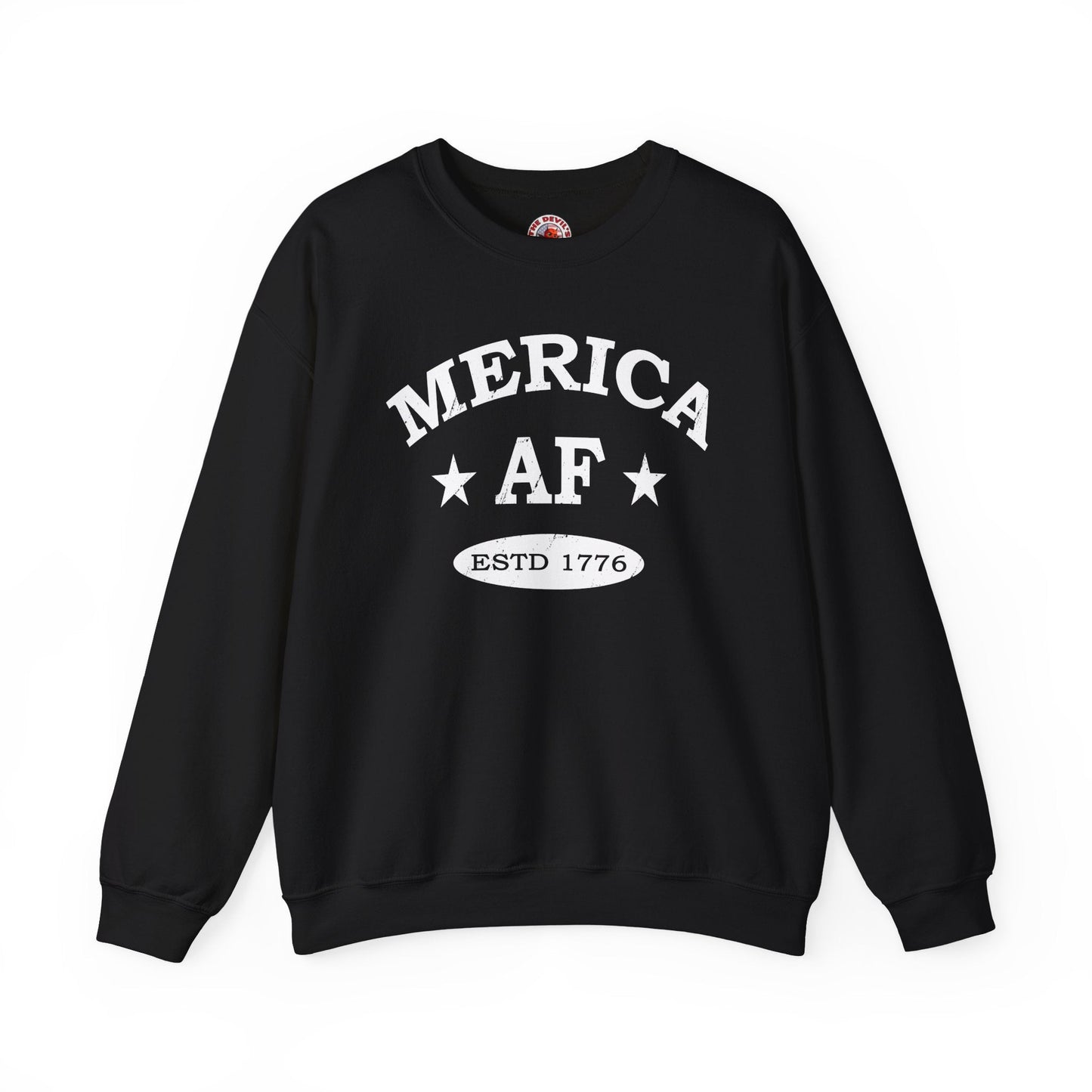 Merica AF Crewneck Sweatshirt The Devil's Pickle