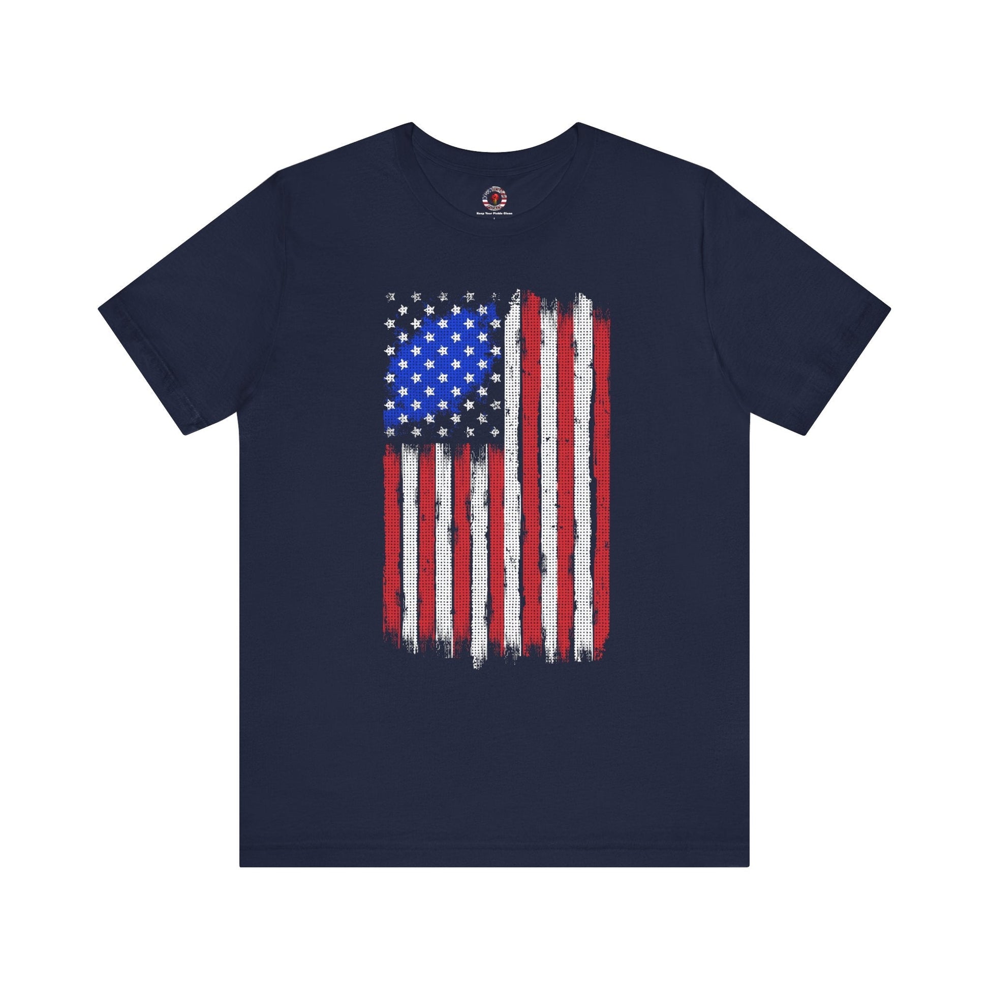 Tattered American Flag T-Shirt The Devil's Pickle