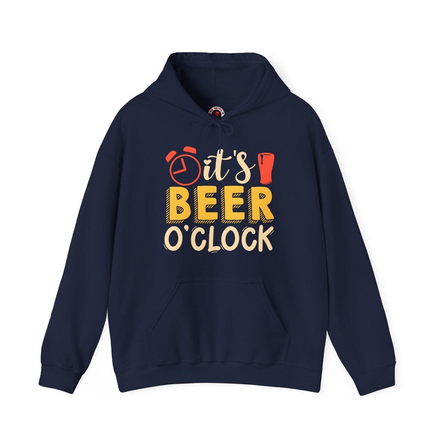 It's Beer O'clock Hooded Sweatshirt The Devil's Pickle