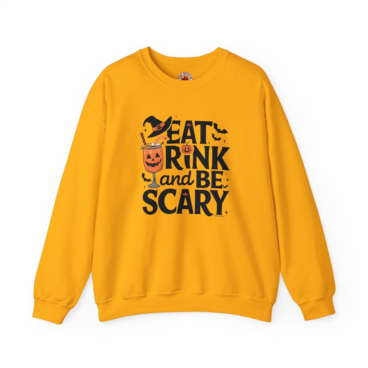 Eat Drink and Be Scary Crewneck Sweatshirt The Devil's Pickle