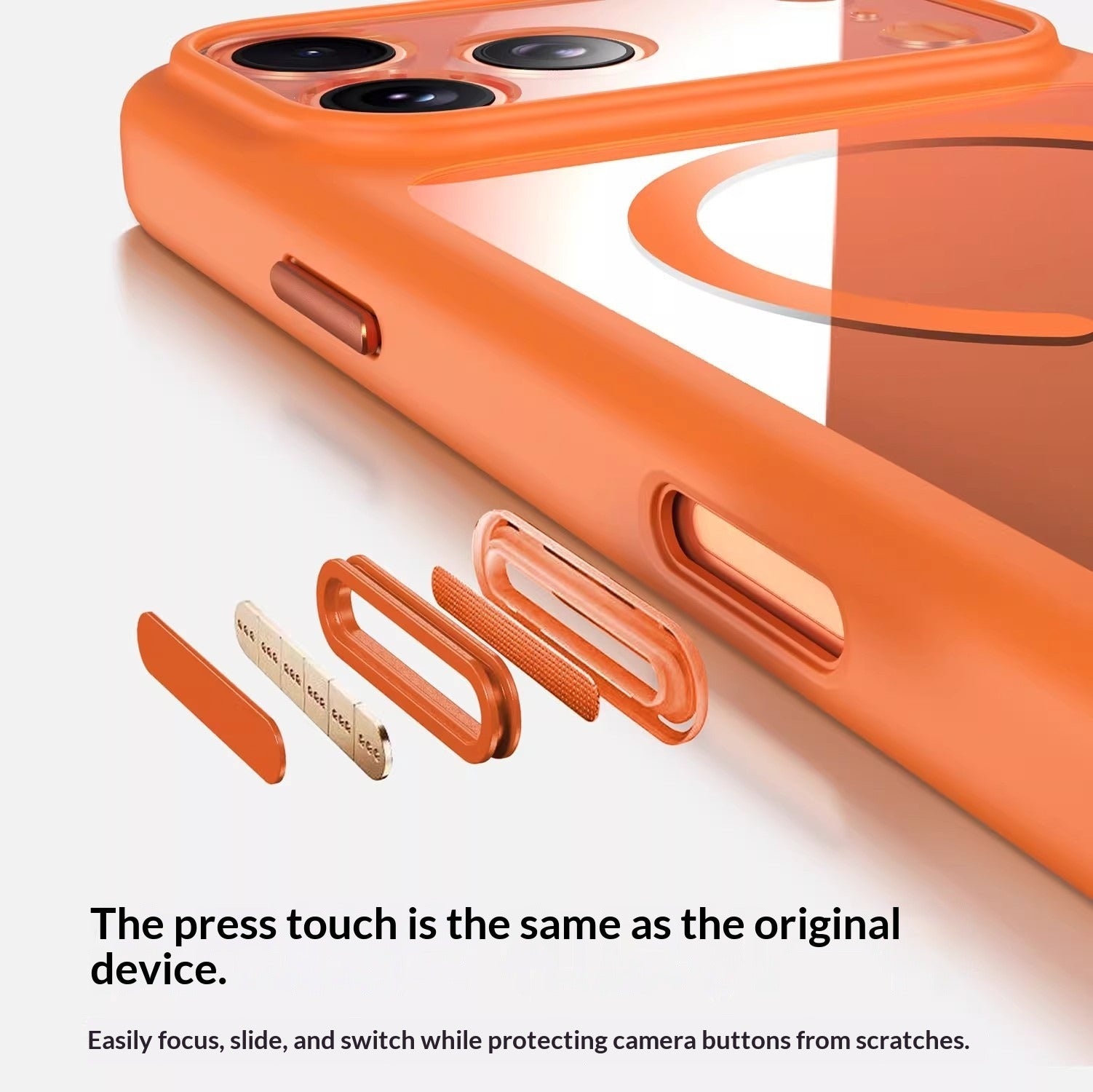 Magnetic Shockproof Semi-Transparent Phone Case New Era Fashion LLc