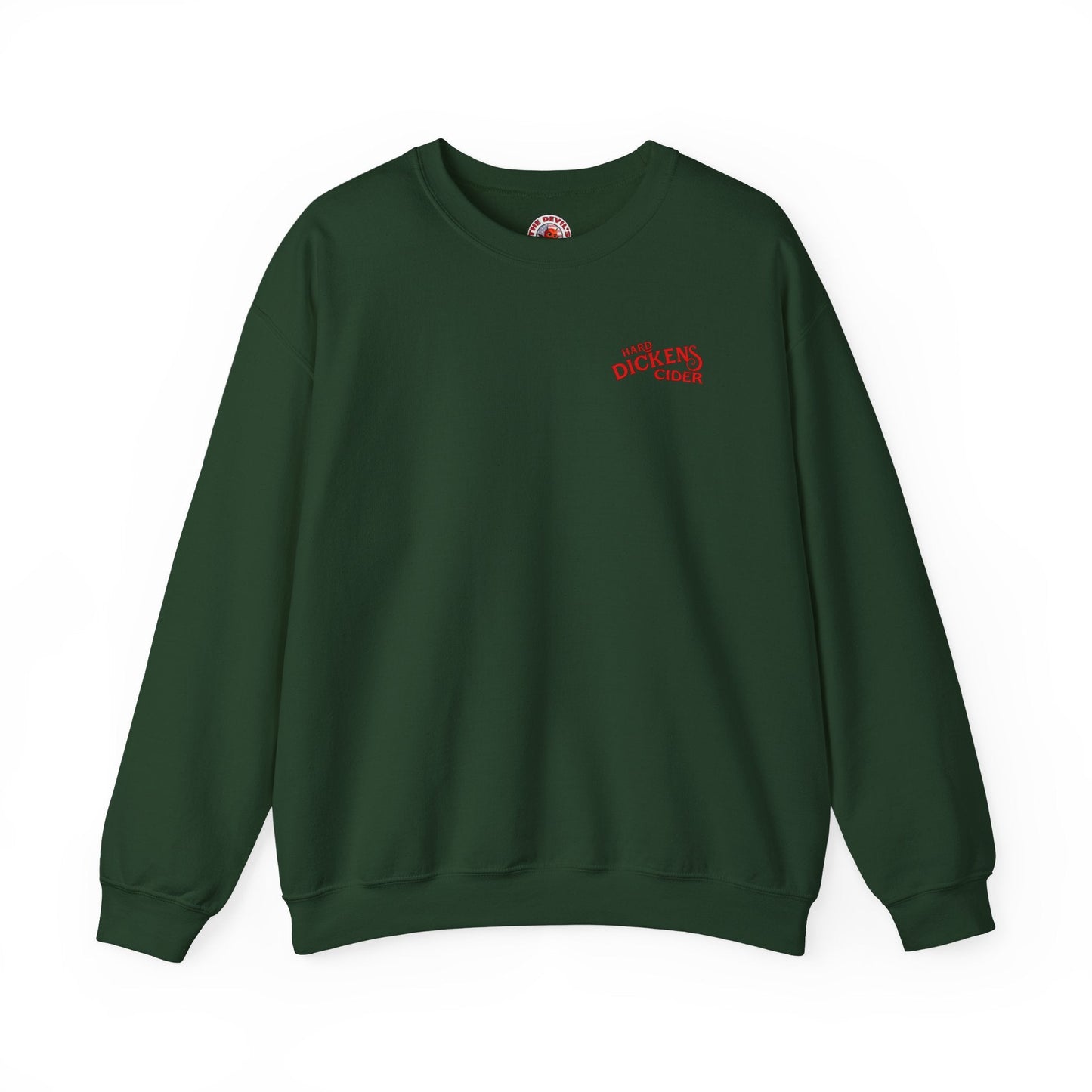 Hard Dickens Cider Front/Back Crewneck Sweatshirt The Devil's Pickle