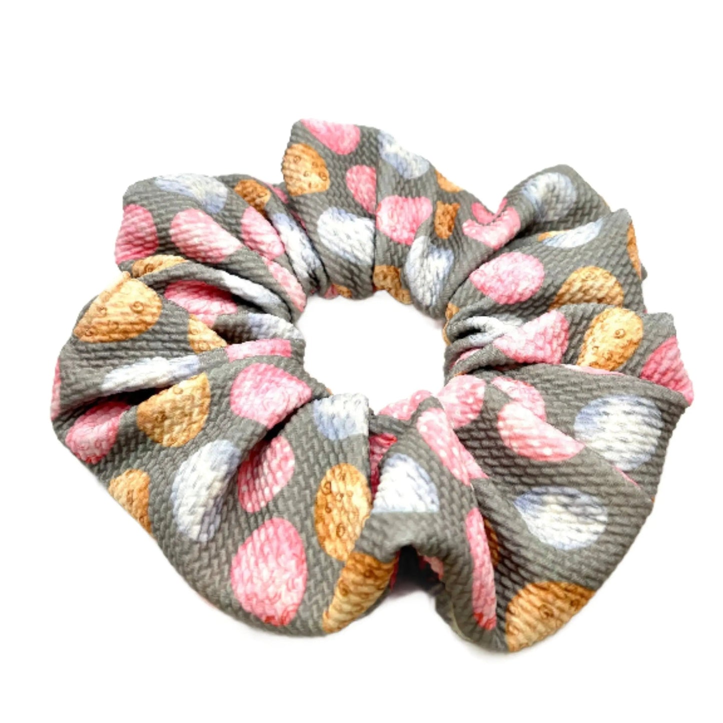 Grey Easter Egg Bullet Scrunchie Enchanted Scrunch