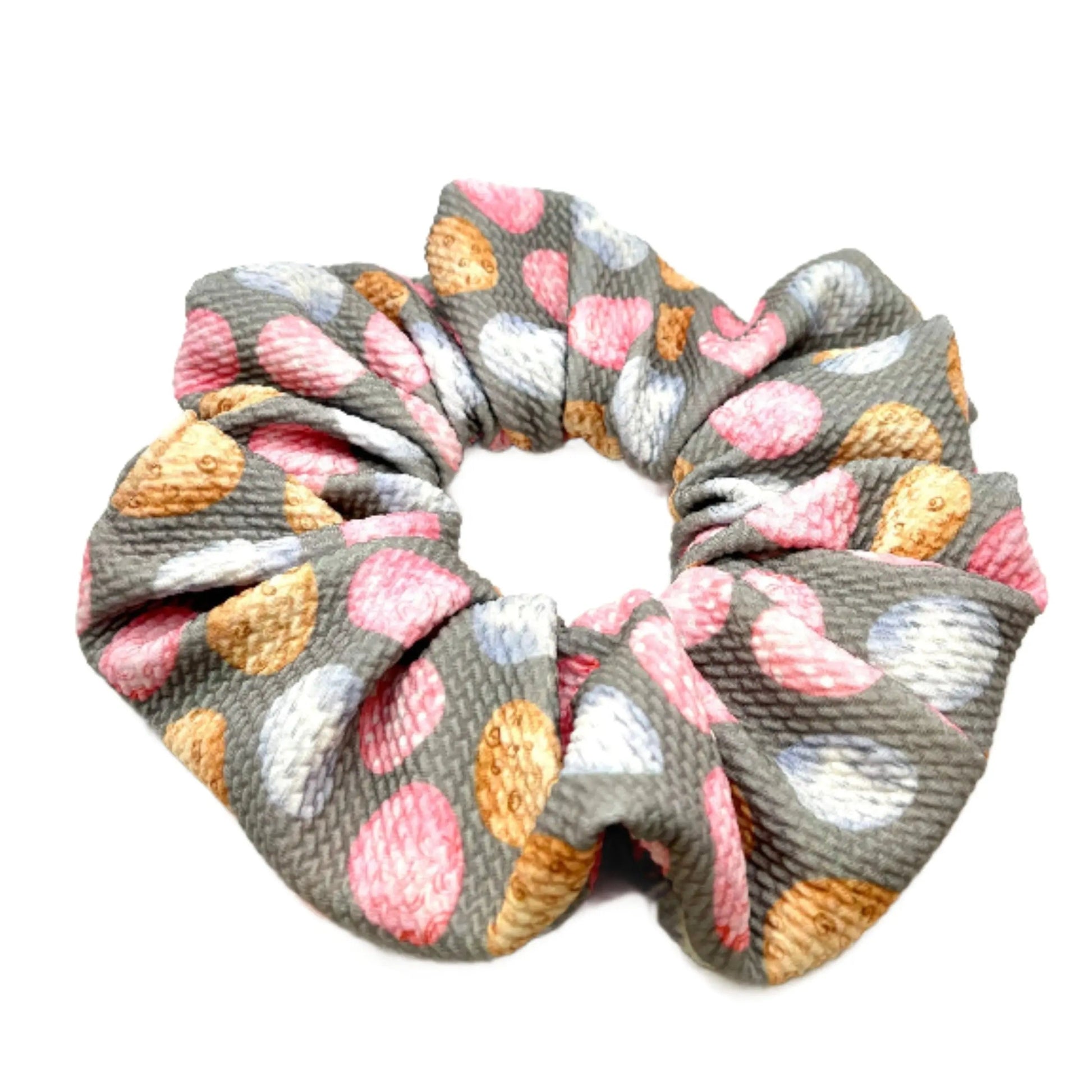 Grey Easter Egg Bullet Scrunchie Enchanted Scrunch
