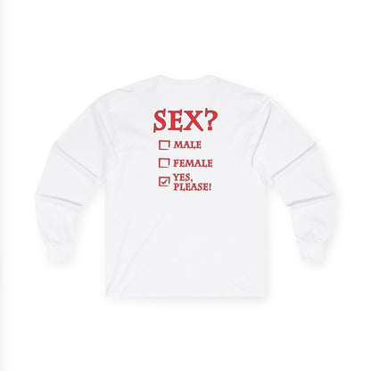Sex? Yes, Please Long Sleeve Tee The Devil's Pickle