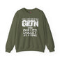 You Can Have My Gun One Bullet At A Time Crewneck Sweatshirt The Devil's Pickle