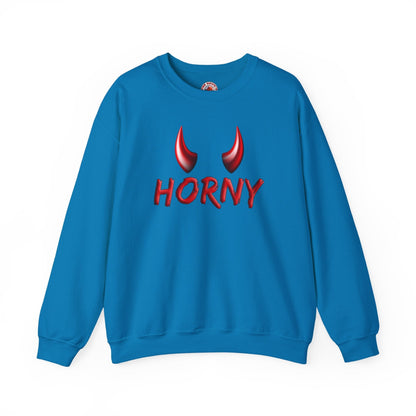 Horny Crewneck Sweatshirt The Devil's Pickle