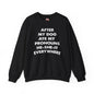 After My Dog Ate My Pronouns Crewneck Sweatshirt The Devil's Pickle