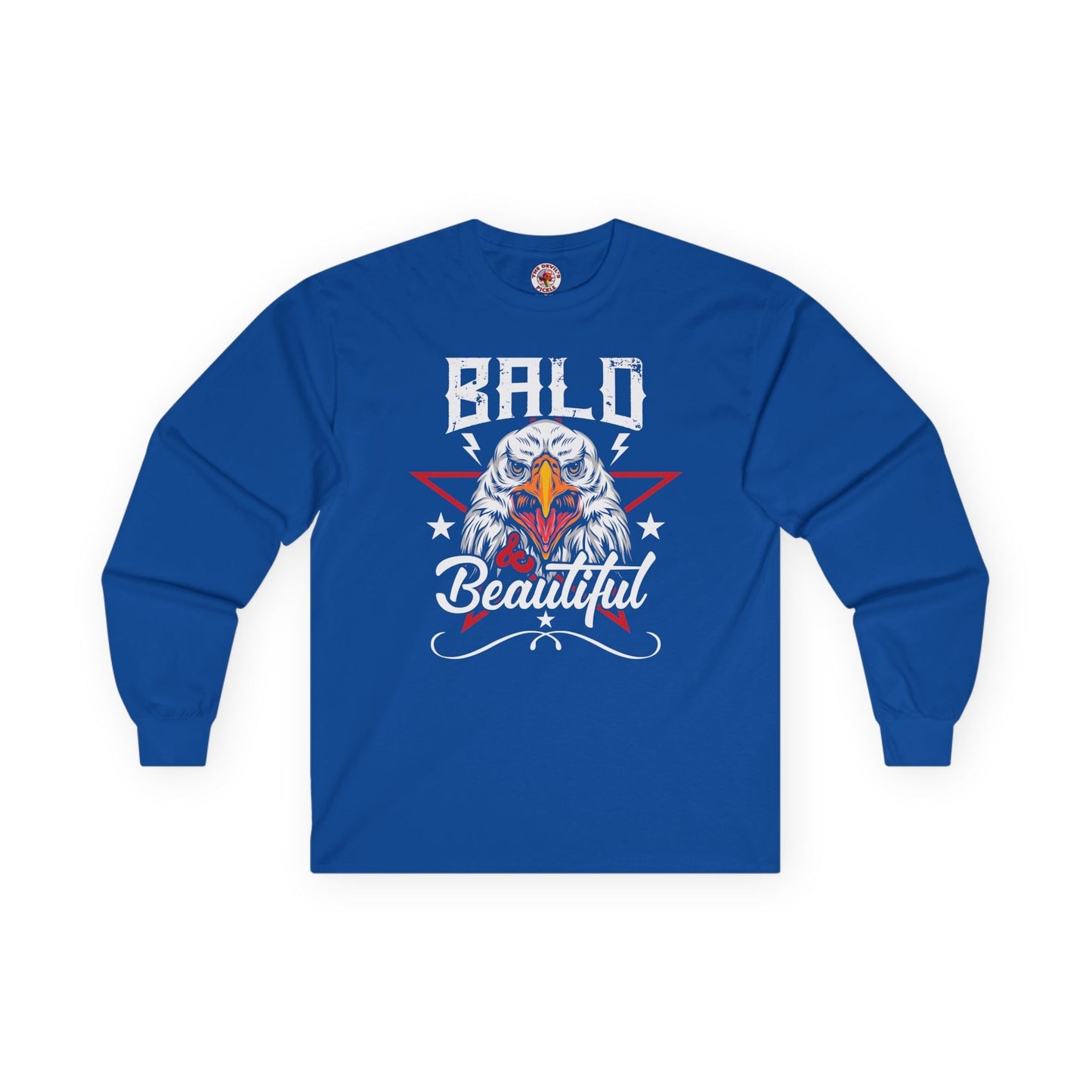 Bald And Beautiful Long Sleeve Tee The Devil's Pickle