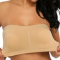 Plus Size Double-Layer Anti-See-Through Base Layer Tube Top Bra with Padded Cups, Wire-Free, and Underwire-Free NovaCart