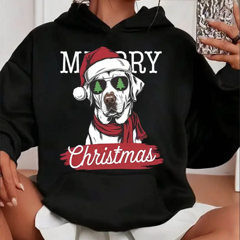 Women’s Christmas Dog Hoodie FitiqueFit