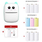 Compact and Colorful Mini Thermal Printer: Bluetooth Wireless Portable Pocket Label Maker for Stickers