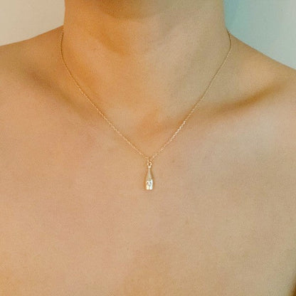 Golden Champagne Pendant Necklace Shop Style & More | Fresh Looks, Everyday Deals & Free Shipping