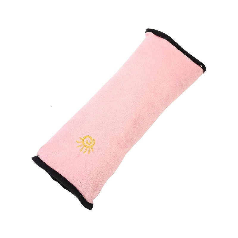 1pc Car Automotive Seat Belt Cover Shoulder Cover Seat Belt Holder Cute Lengthened And Thickened Plush Safety Belt Shoulder Cover, Car Safety Shoulder Guard, Seat Belt Adjustment Retainer, Anti-Strangle Neck Seat Belt NovaCart