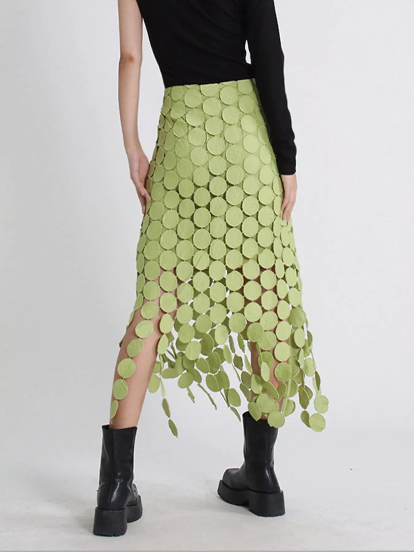 Fringe Midi Skirt See size chart under “more details” The Fashion Celestial