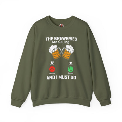 The Breweries Are Calling Crewneck Sweatshirt The Devil's Pickle