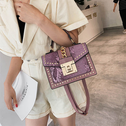 Fashion snake pattern handbag See size chart under “more details” The Fashion Celestial