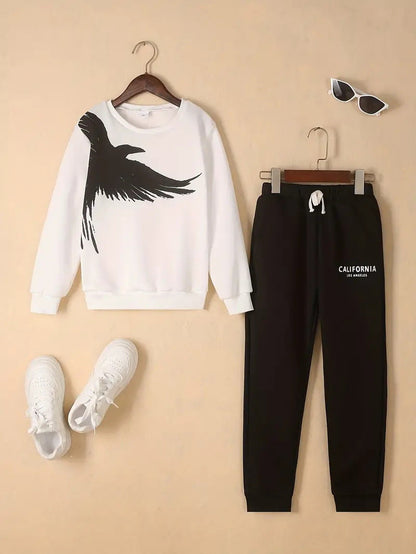Design Sense Multicolor Hoodie Pants Two-piece Set See size chart under “more details” The Fashion Celestial