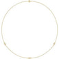 14K Yellow 1/4 CTW Lab-Grown Diamond 3-Station 18" Necklace Ethereal Legacy Boutiques