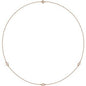 14K Rose 1/4 CTW Lab-Grown Diamond 3-Station 18" Necklace Ethereal Legacy Boutiques