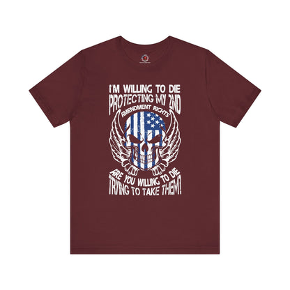 Protecting My 2nd Amendment Rights T-Shirt The Devil's Pickle
