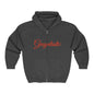 Grayntastic Zip Hoodie for Trendsetters, Cozy Unisex Sweatshirt, Holiday Gift, Casual Wear, Comfortable Layering Piece Grayceful LLC