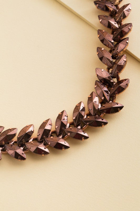 Metallic Laurel Leaf Necklace Shop Style & More | Fresh Looks, Everyday Deals & Free Shipping