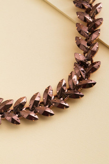 Metallic Laurel Leaf Necklace Shop Style & More | Fresh Looks, Everyday Deals & Free Shipping