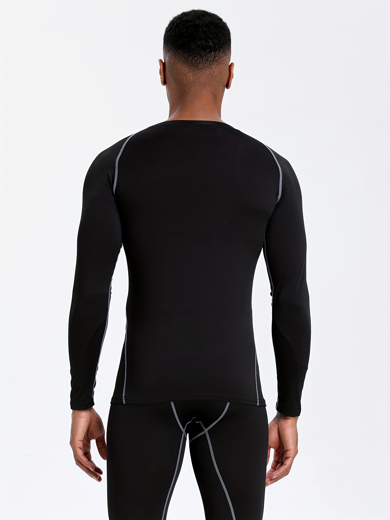 Men'S Quick-Dry Sportswear for Autumn And Winter, Suitable for Basketball, Morning Runs, And High-Elasticity Yoga Training NovaCart