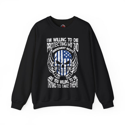 Protecting My 2nd Amendment Rights Crewneck Sweatshirt