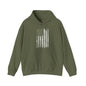 American Grunge Flag Hooded Sweatshirt The Devil's Pickle