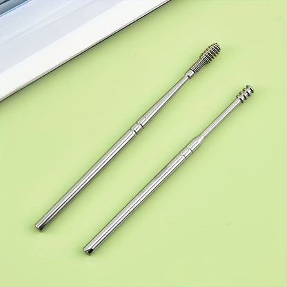 6pcs Spiral Spring Ear Cleaning Kit with Soft & Sturdy Ear Spoon & Probe Tools - Portable Manual Ear Wax Remover Set for Safe Ear Hygiene Care, Travel-Friendly Earwax Removal Tools (No Batteries/Electricity) NovaCart