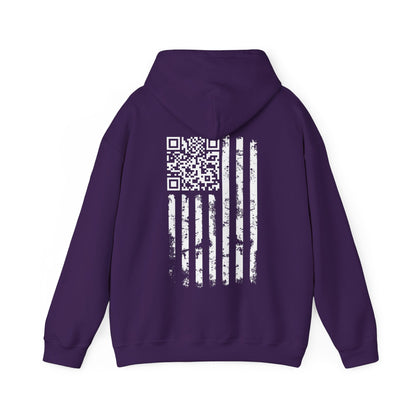 American Flag QR Code Hooded Sweatshirt The Devil's Pickle