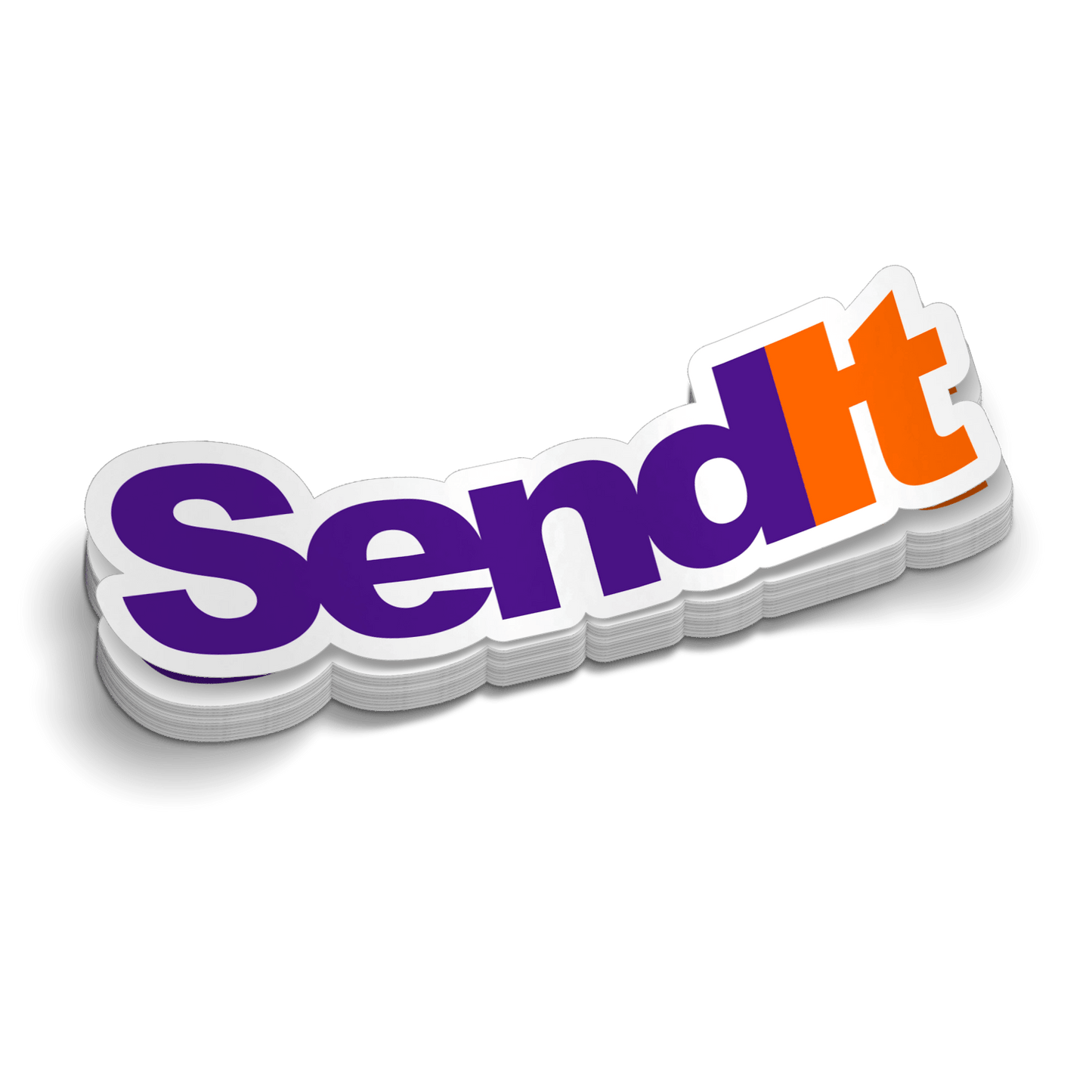 Send It  -  Hard Hat Decal Armed American Supply