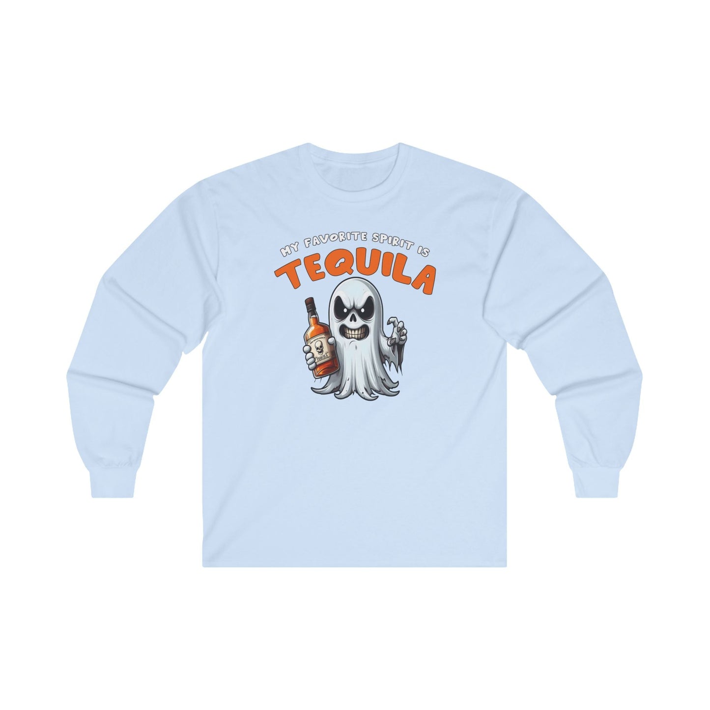My Favorite Spirit Is Tequila Long Sleeve Tee The Devil's Pickle