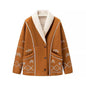 Tribal Rancher Lambs Hair Jacket - Warm, Cozy, & Stylish Cowgirl Outerwear Country in My Heart