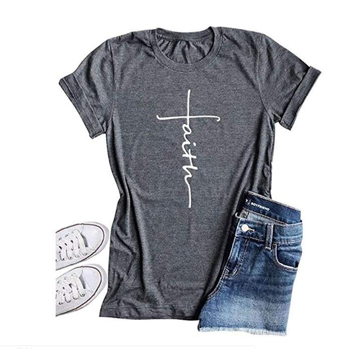 Faith Cross Country T-shirt - Religious and Stylish Shirt for Country Girls Country in My Heart