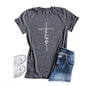 Faith Cross Country T-shirt - Religious and Stylish Shirt for Country Girls Country in My Heart