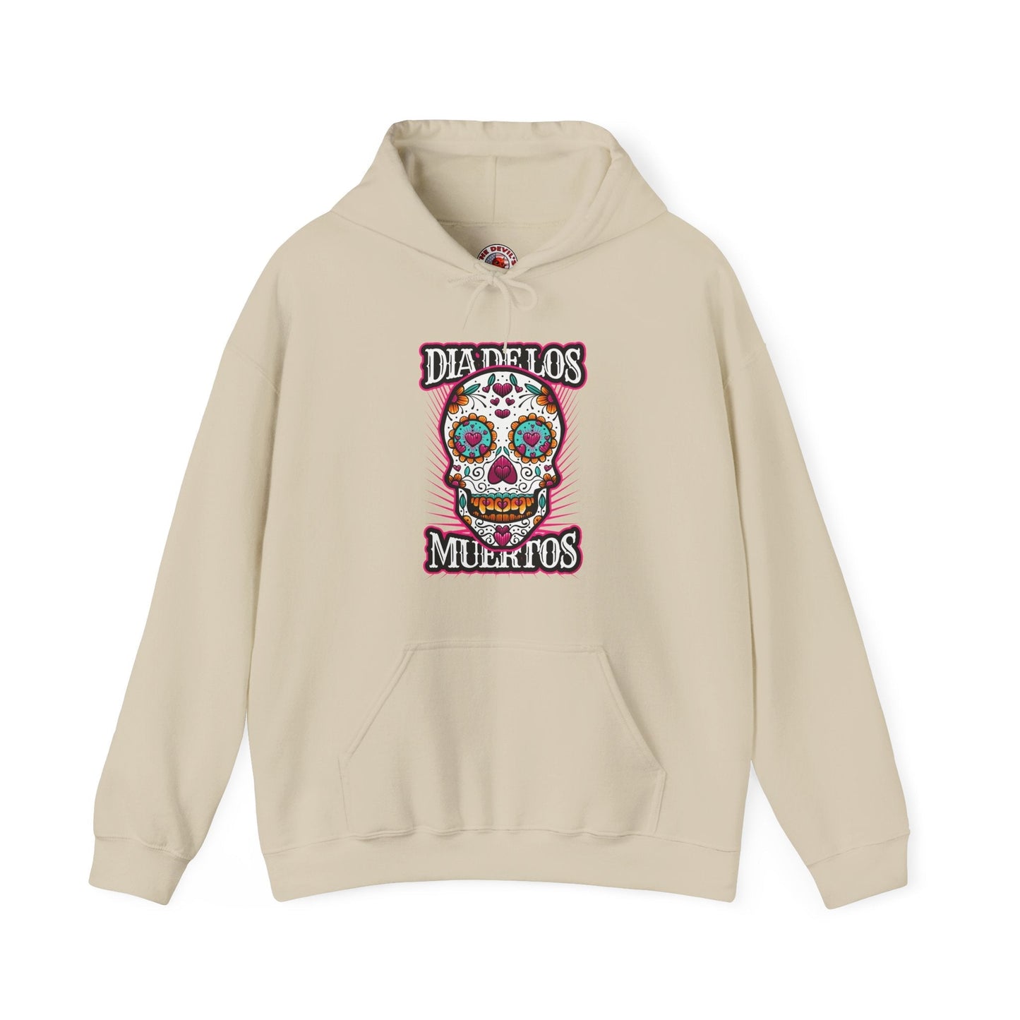 Dia De Los Muertos Skull Hooded Sweatshirt The Devil's Pickle