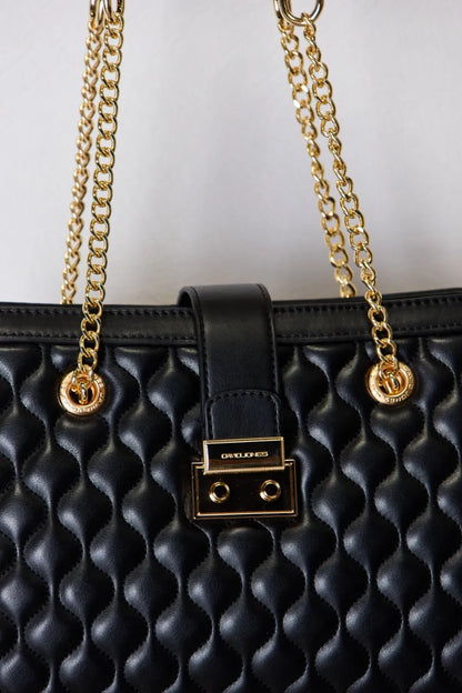 David Jones Quilted PU Leather Handbag New Era Fashion LLc