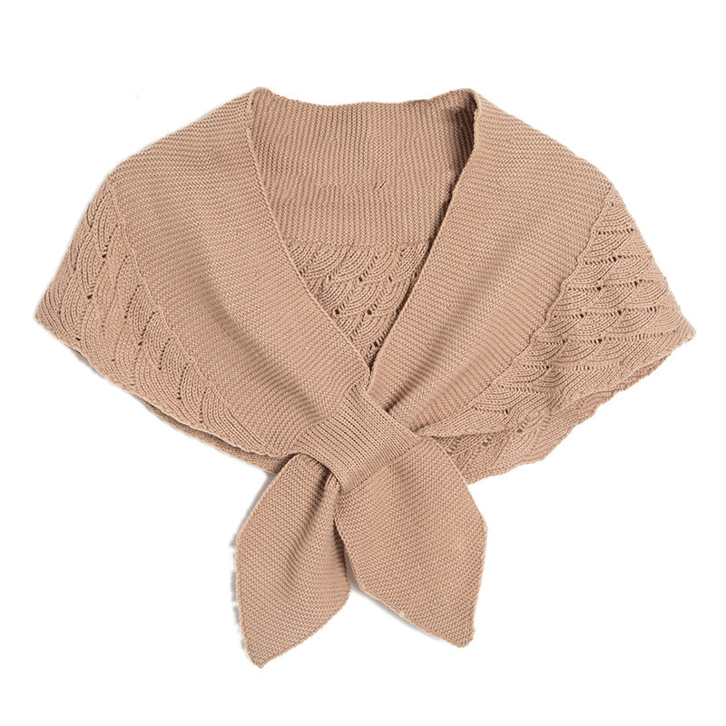 Women'S Stylish Openwork Yarn Shawl - Lightweight, Breathable Polyester, Perfect for Layering or Standalone Outfits, Machine Washable, Weekend Casual Wrap | Versatile Shawl | Stylish Knitwear, Shawls for Winter NovaCart