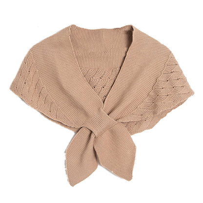 Women'S Stylish Openwork Yarn Shawl - Lightweight, Breathable Polyester, Perfect for Layering or Standalone Outfits, Machine Washable, Weekend Casual Wrap | Versatile Shawl | Stylish Knitwear, Shawls for Winter NovaCart