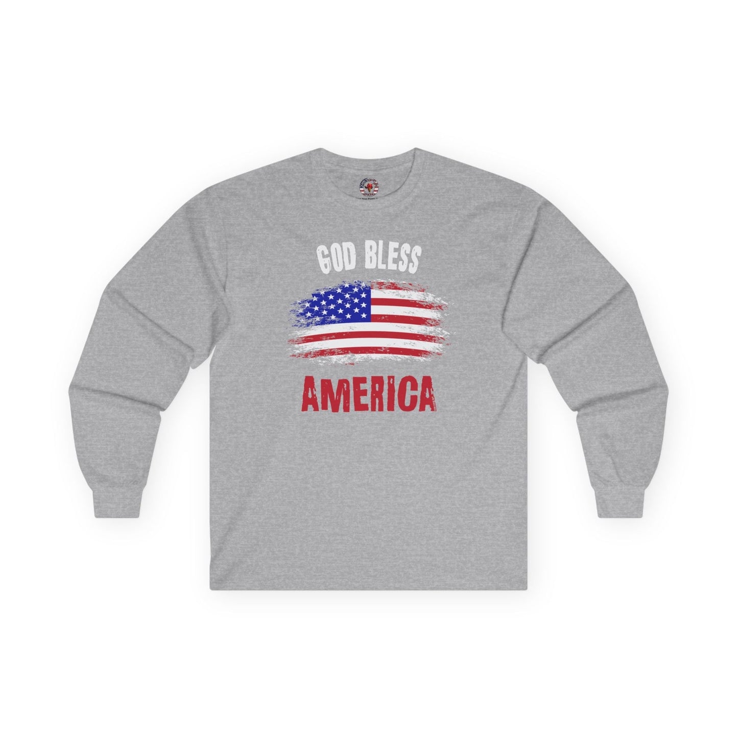 God Bless America Long Sleeve Tee The Devil's Pickle