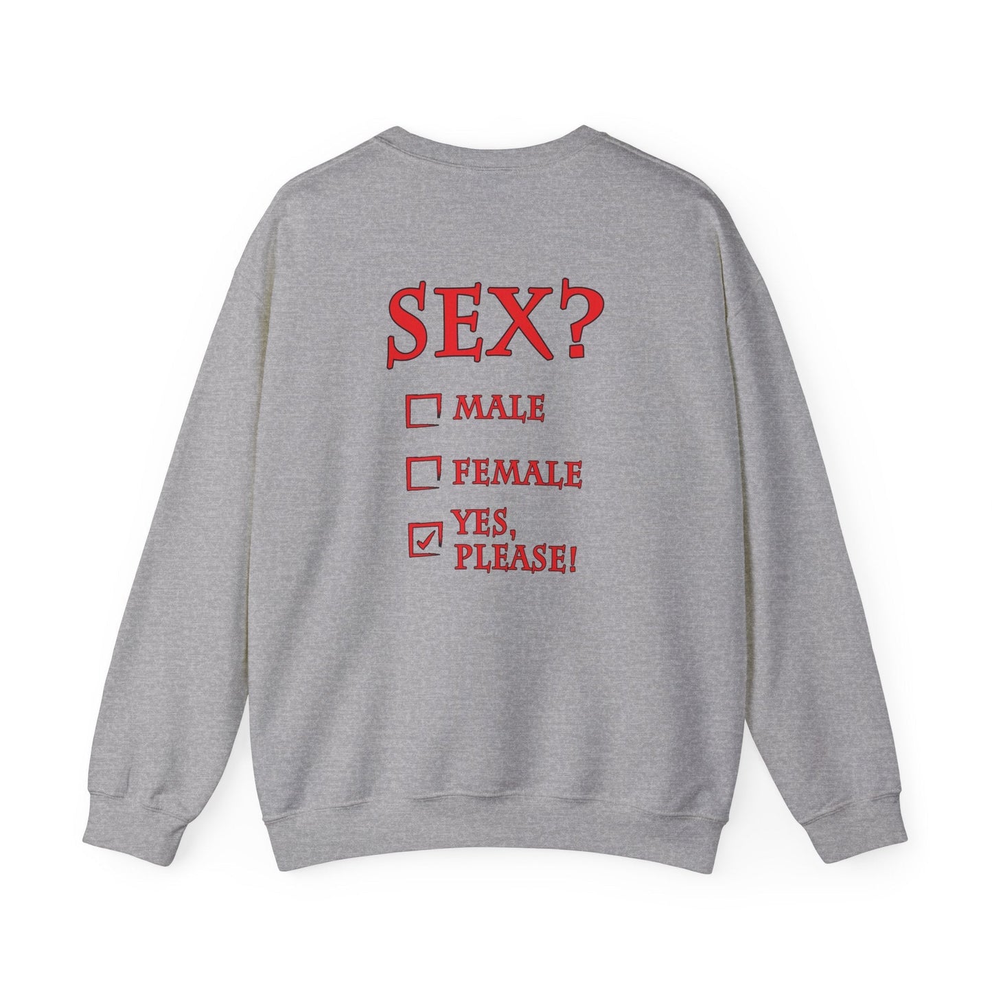 Sex? Yes, Please Crewneck Sweatshirt The Devil's Pickle